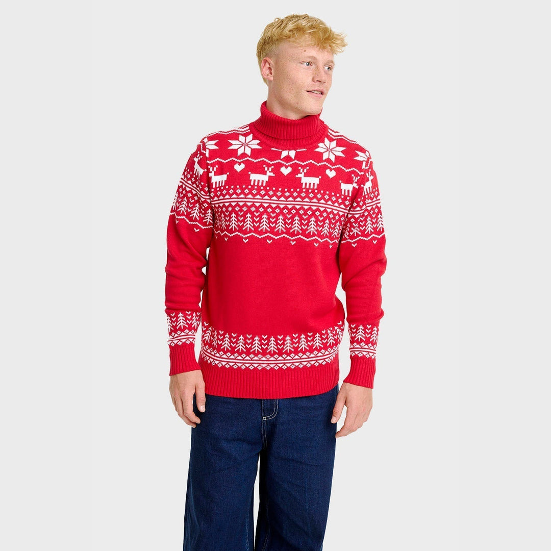 Greenland Christmas turtleneck sweter Męska