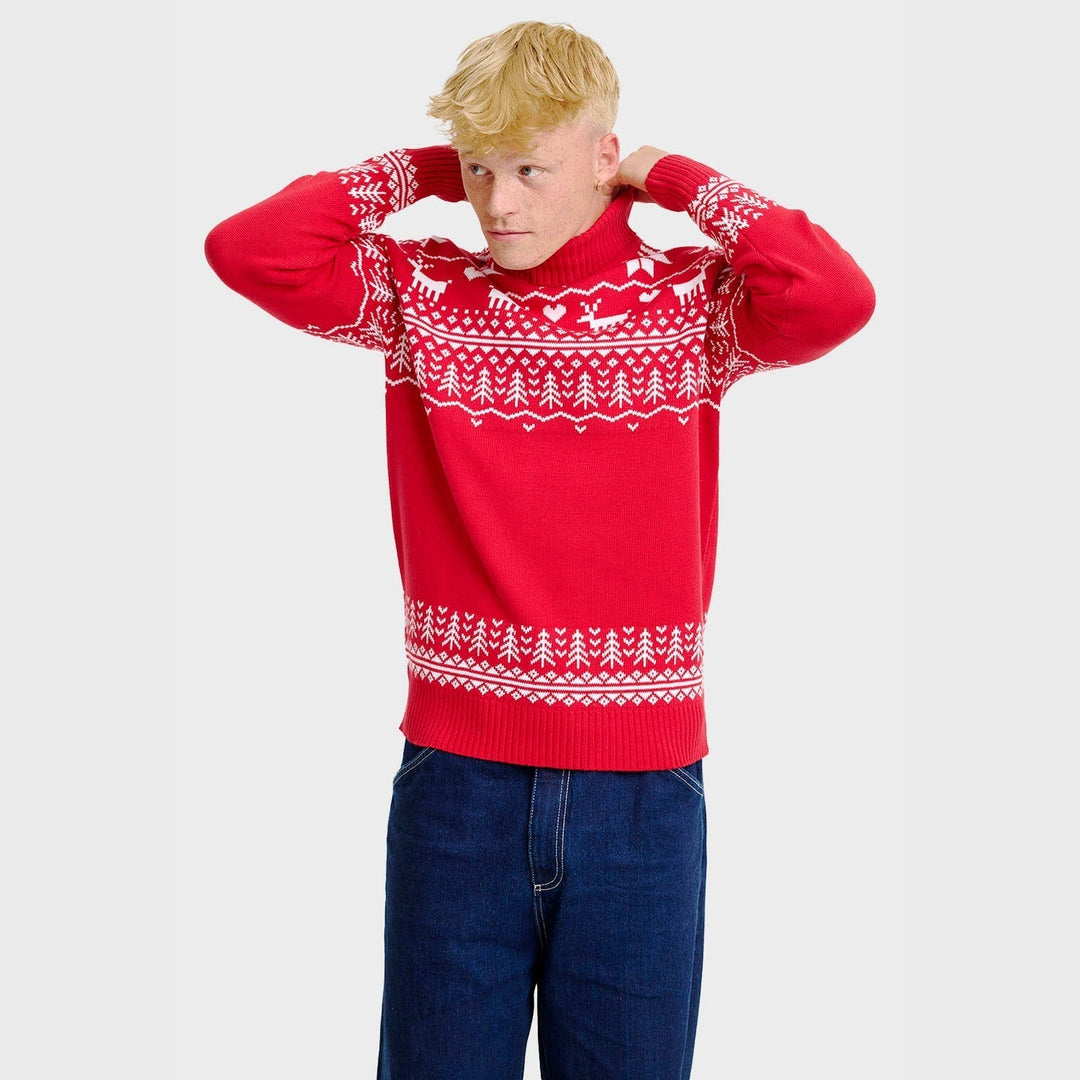 Greenland Christmas turtleneck sweter Męska