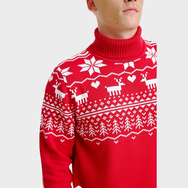 Greenland Christmas turtleneck sweter Męska
